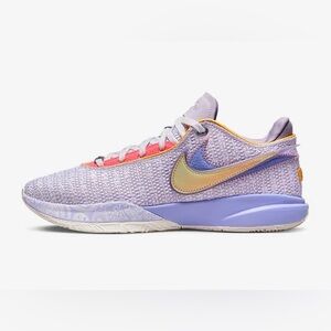 NWT Nike The LeBron 20 "Purple and Gold" Sneakers w/Receipt